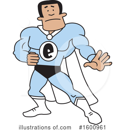 Royalty-Free (RF) Super Hero Clipart Illustration by Johnny Sajem - Stock Sample #1600961