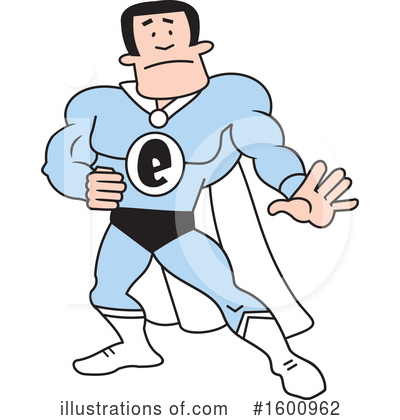Royalty-Free (RF) Super Hero Clipart Illustration by Johnny Sajem - Stock Sample #1600962