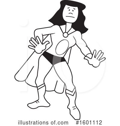 Super Woman Clipart #1601112 by Johnny Sajem