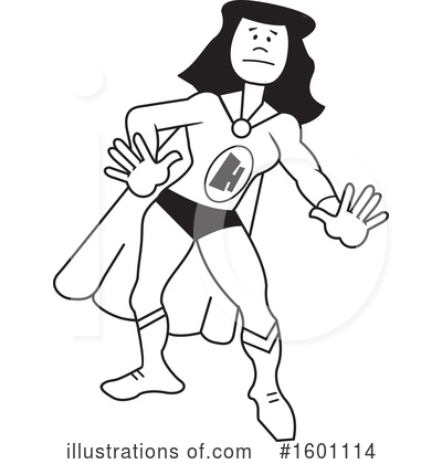Royalty-Free (RF) Super Hero Clipart Illustration by Johnny Sajem - Stock Sample #1601114