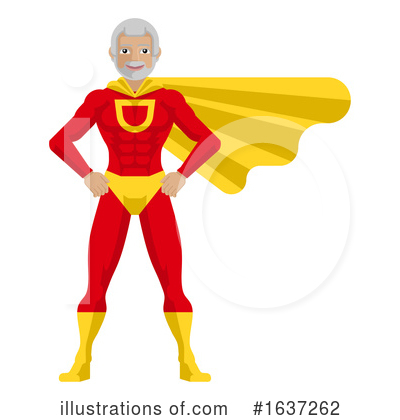Royalty-Free (RF) Super Hero Clipart Illustration by AtStockIllustration - Stock Sample #1637262