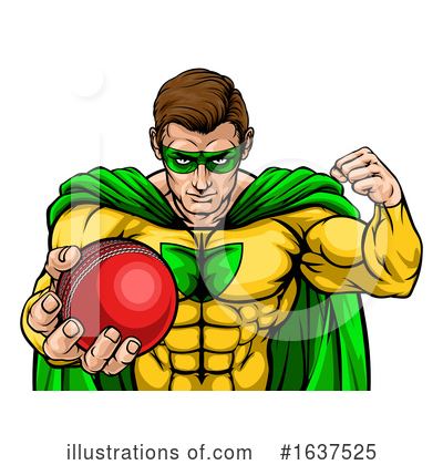 Royalty-Free (RF) Super Hero Clipart Illustration by AtStockIllustration - Stock Sample #1637525
