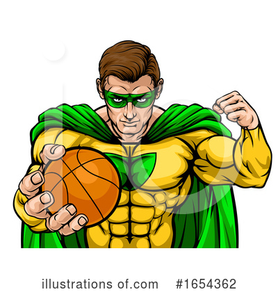 Royalty-Free (RF) Super Hero Clipart Illustration by AtStockIllustration - Stock Sample #1654362