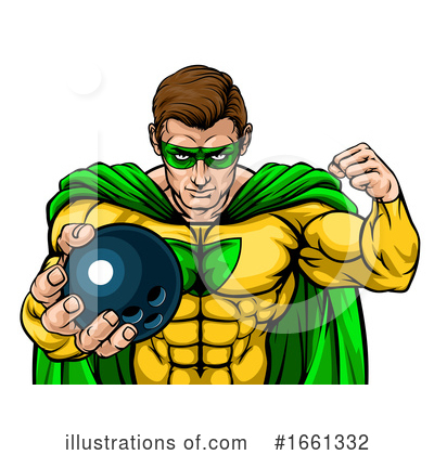 Royalty-Free (RF) Super Hero Clipart Illustration by AtStockIllustration - Stock Sample #1661332