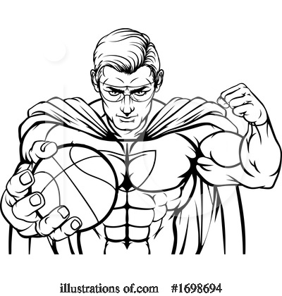 Royalty-Free (RF) Super Hero Clipart Illustration by AtStockIllustration - Stock Sample #1698694