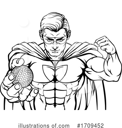 Royalty-Free (RF) Super Hero Clipart Illustration by AtStockIllustration - Stock Sample #1709452
