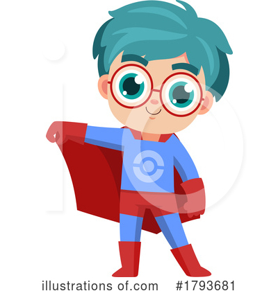 Royalty-Free (RF) Super Hero Clipart Illustration by Hit Toon - Stock Sample #1793681