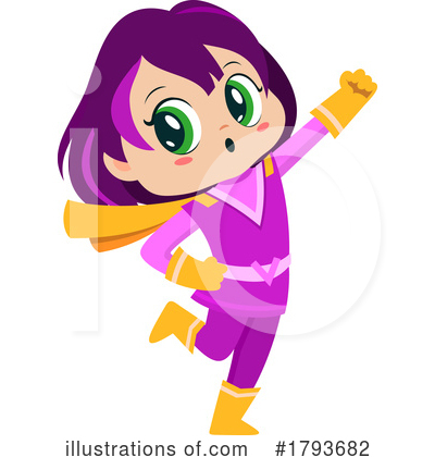 Royalty-Free (RF) Super Hero Clipart Illustration by Hit Toon - Stock Sample #1793682