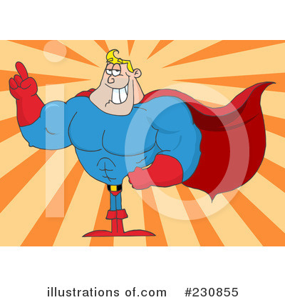 Royalty-Free (RF) Super Hero Clipart Illustration by Hit Toon - Stock Sample #230855