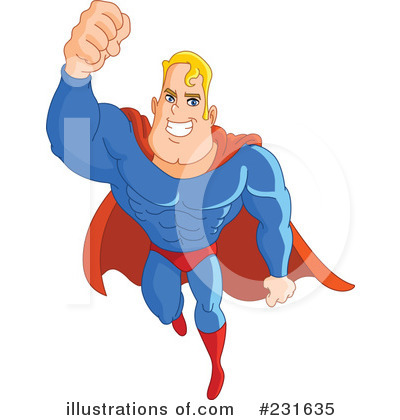 Royalty-Free (RF) Super Hero Clipart Illustration by yayayoyo - Stock Sample #231635