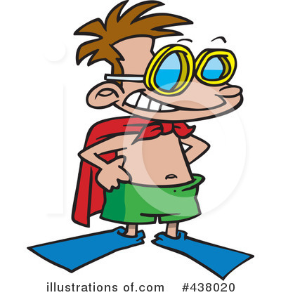Royalty-Free (RF) Super Hero Clipart Illustration by toonaday - Stock Sample #438020