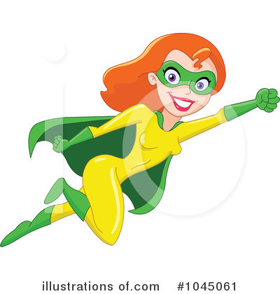 Royalty-Free (RF) Superhero Clipart Illustration by yayayoyo - Stock Sample #1045061