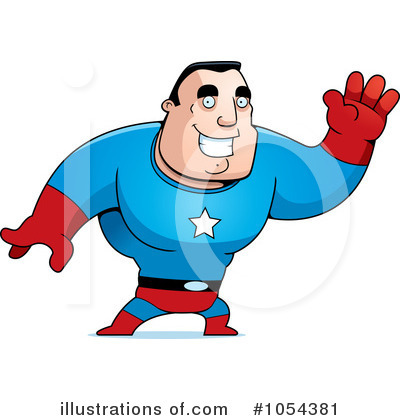 Royalty-Free (RF) Superhero Clipart Illustration by Cory Thoman - Stock Sample #1054381