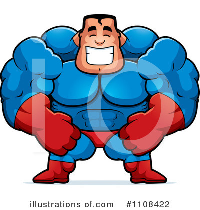 Superhero Clipart #1108422 - Illustration by Cory Thoman