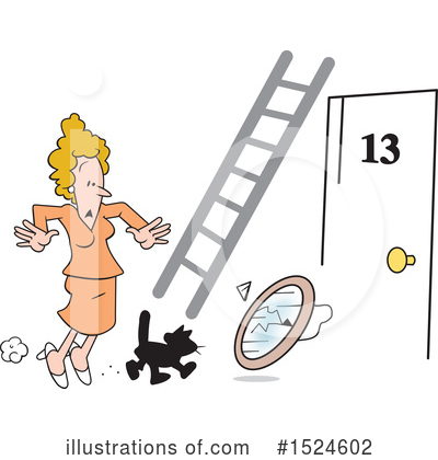 Royalty-Free (RF) Superstition Clipart Illustration by Johnny Sajem - Stock Sample #1524602