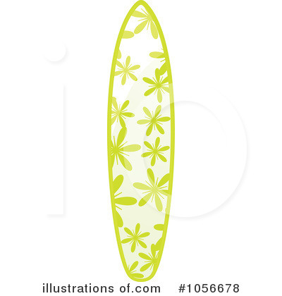 Royalty-Free (RF) Surfboard Clipart Illustration by elaineitalia - Stock Sample #1056678