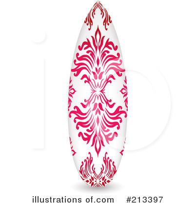 Royalty-Free (RF) Surfboard Clipart Illustration by michaeltravers - Stock Sample #213397