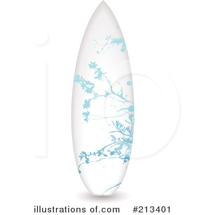 Royalty-Free (RF) Surfboard Clipart Illustration by michaeltravers - Stock Sample #213401