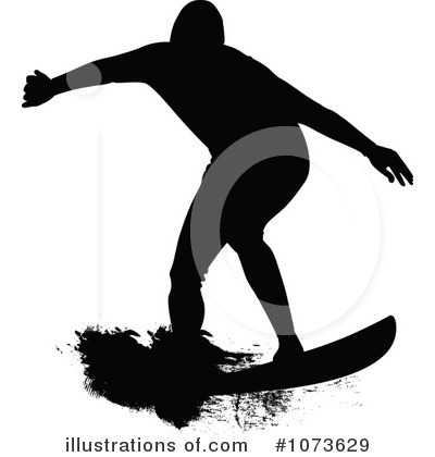 Surfing Clipart #1073629 by Paulo Resende