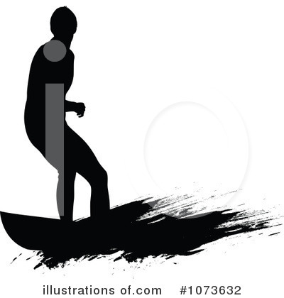 Royalty-Free (RF) Surfer Clipart Illustration by Paulo Resende - Stock Sample #1073632