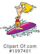 Surfer Clipart #1097401 by toonaday