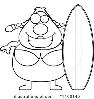 Royalty-Free (RF) Surfer Clipart Illustration by Cory Thoman - Stock Sample #1160145