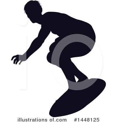 Royalty-Free (RF) Surfer Clipart Illustration by AtStockIllustration - Stock Sample #1448125