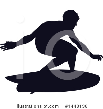 Royalty-Free (RF) Surfer Clipart Illustration by AtStockIllustration - Stock Sample #1448138