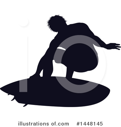 Royalty-Free (RF) Surfer Clipart Illustration by AtStockIllustration - Stock Sample #1448145