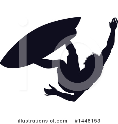 Royalty-Free (RF) Surfer Clipart Illustration by AtStockIllustration - Stock Sample #1448153