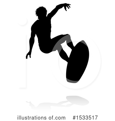 Royalty-Free (RF) Surfer Clipart Illustration by AtStockIllustration - Stock Sample #1533517