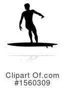 Surfer Clipart #1560309 by AtStockIllustration