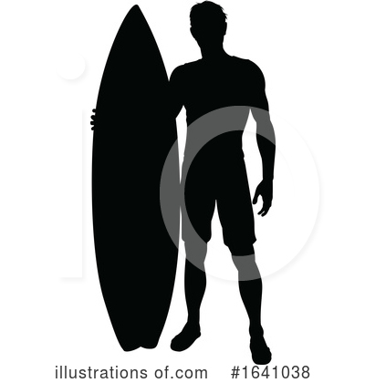 Royalty-Free (RF) Surfer Clipart Illustration by AtStockIllustration - Stock Sample #1641038