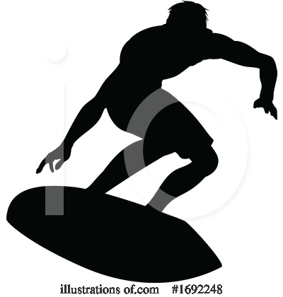 Royalty-Free (RF) Surfer Clipart Illustration by AtStockIllustration - Stock Sample #1692248