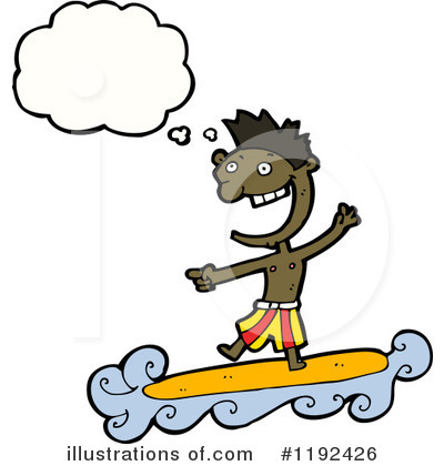 Royalty-Free (RF) Surfing Clipart Illustration by lineartestpilot - Stock Sample #1192426