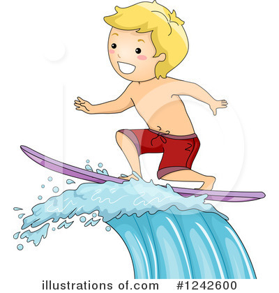 Surfing Clipart #1242600 by BNP Design Studio