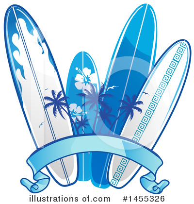 Royalty-Free (RF) Surfing Clipart Illustration by Domenico Condello - Stock Sample #1455326