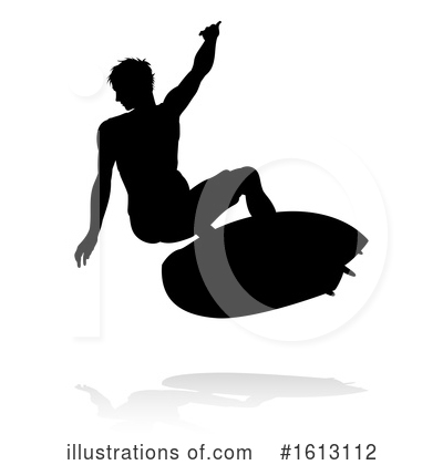 Royalty-Free (RF) Surfing Clipart Illustration by AtStockIllustration - Stock Sample #1613112