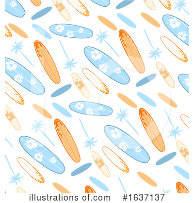 Royalty-Free (RF) Surfing Clipart Illustration by Domenico Condello - Stock Sample #1637137