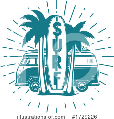 Royalty-Free (RF) Surfing Clipart Illustration by Vector Tradition SM - Stock Sample #1729226