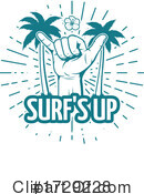 Surfing Clipart #1729228 by Vector Tradition SM