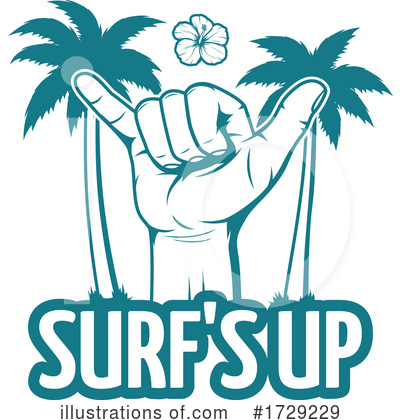 Royalty-Free (RF) Surfing Clipart Illustration by Vector Tradition SM - Stock Sample #1729229