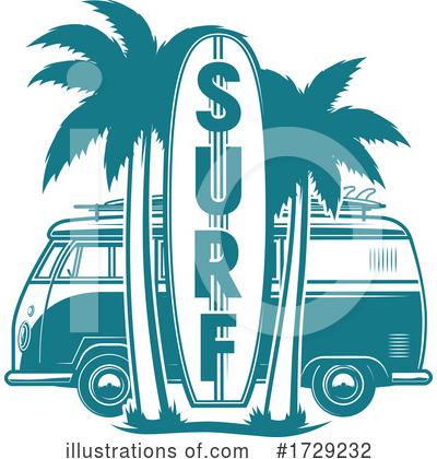 Royalty-Free (RF) Surfing Clipart Illustration by Vector Tradition SM - Stock Sample #1729232