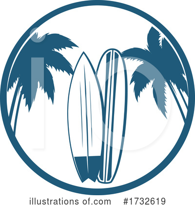 Palm Trees Clipart #1732619 by Vector Tradition SM