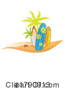 Surfing Clipart #1790913 by Domenico Condello