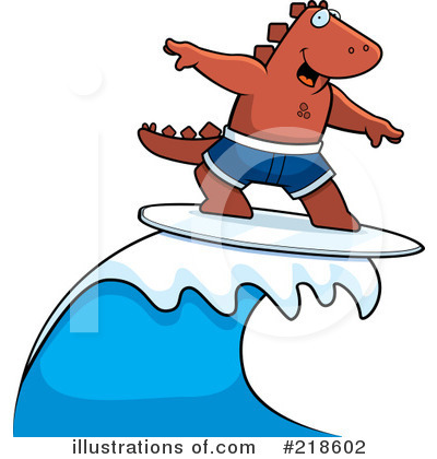Royalty-Free (RF) Surfing Clipart Illustration by Cory Thoman - Stock Sample #218602