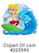Surfing Clipart #223589 by visekart