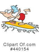 Surfing Clipart #440154 by toonaday