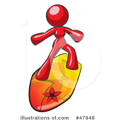 Red Design Mascot Clipart #47948 by Leo Blanchette