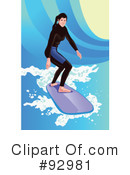Surfing Clipart #92981 by mayawizard101